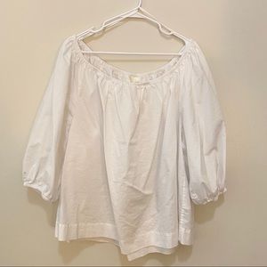 NWOT H&M off shoulder balloon 3/4 sleeve top